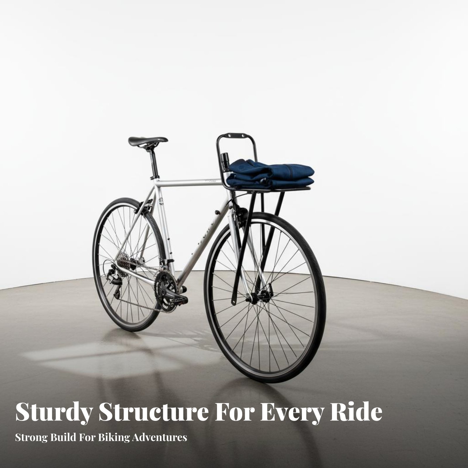 Bike Cargo Rack - Bike Front Luggage Rack Lightweight Aluminum