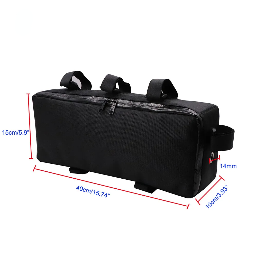 Cycling Gear Organizer - Bicycle Bike Tube Frame Pack Bag