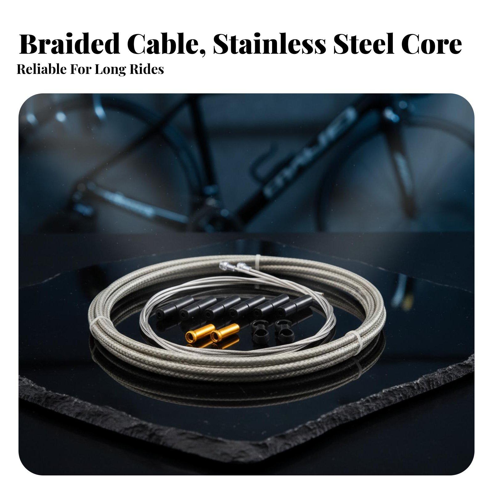 Cycling Gear And Accessories - Bicycle Brake Cable Upgrade Kit with