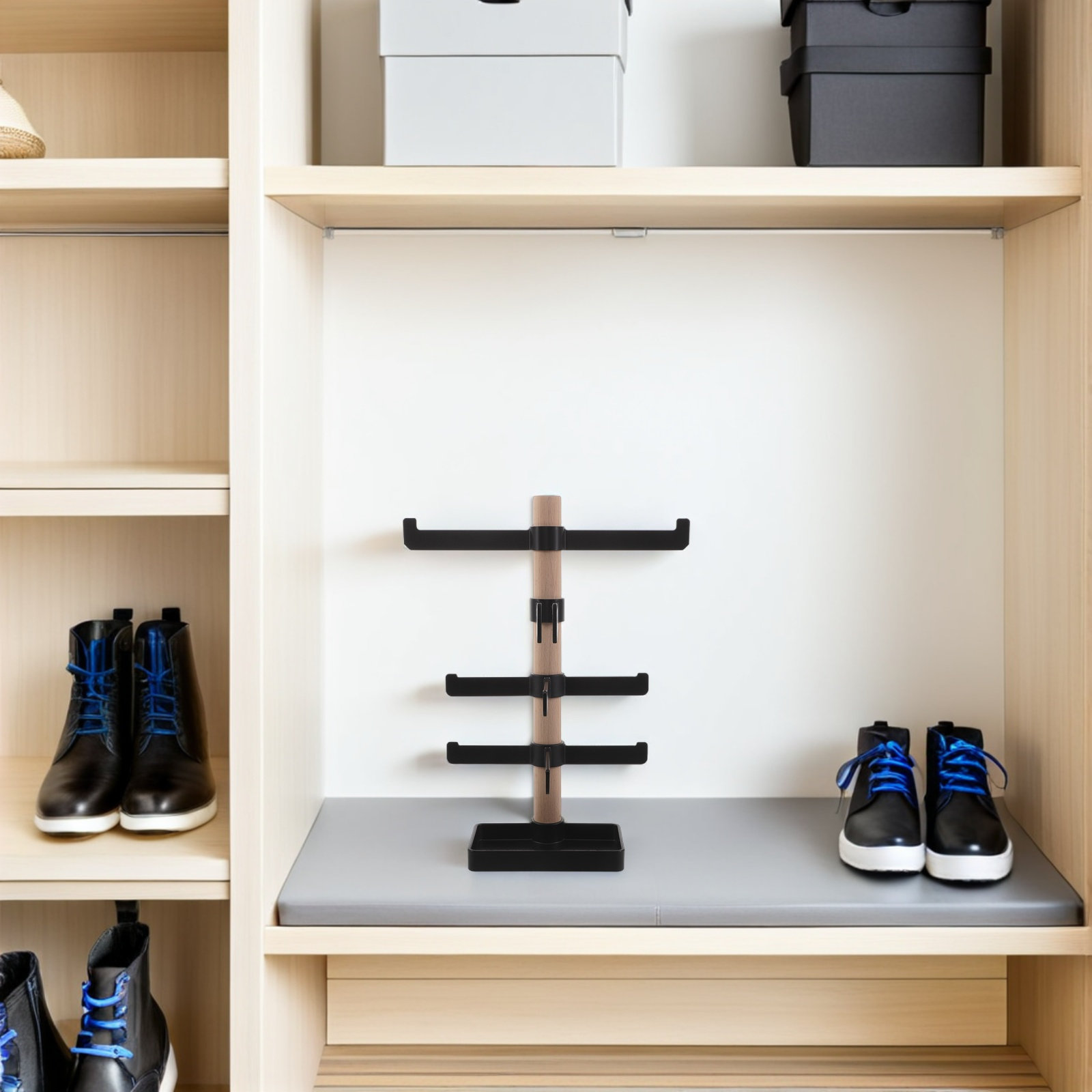 Cycling Gear Wall Mount - Bike Organizer Cycling Gear Rack Eyewear