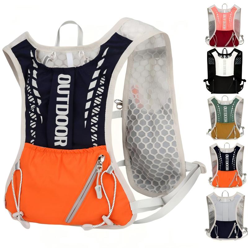 Reflective Cycling Vest - Reflective Running Hydration Vest,Ultralight Backpack for