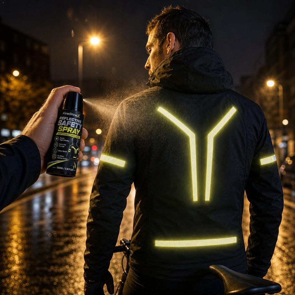 Cycling Gear For Commuting - Night Reflective Safety Spray High Visibility