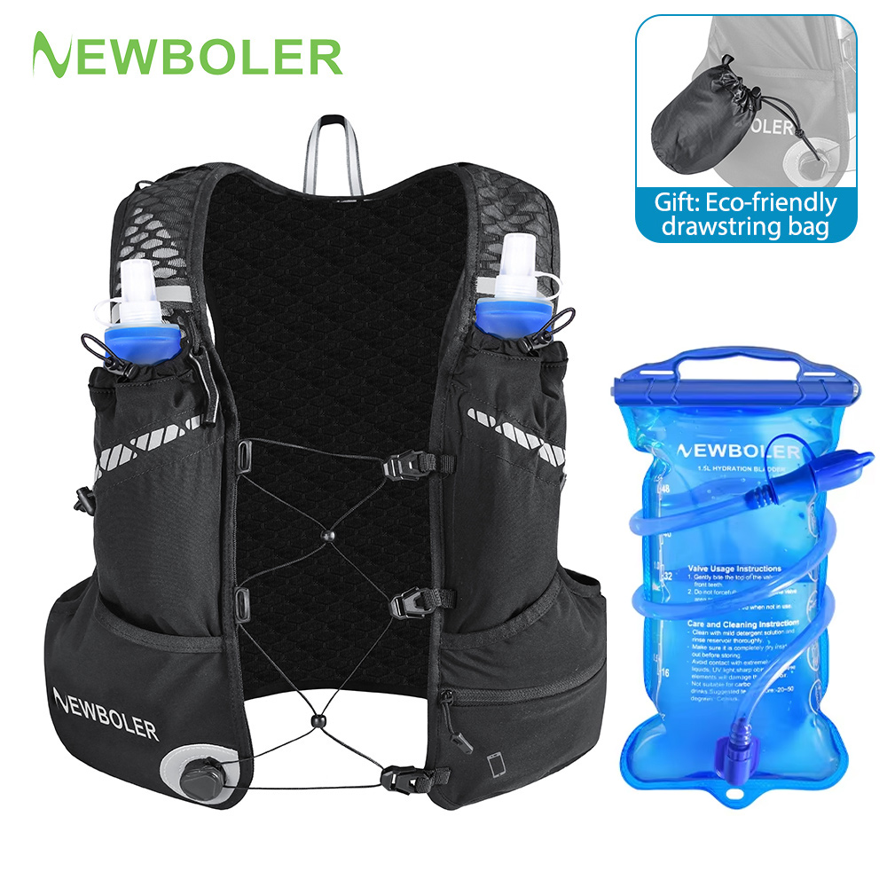 Cycling Gear Organizer - 8L Breathable Hydration Vest Pack For