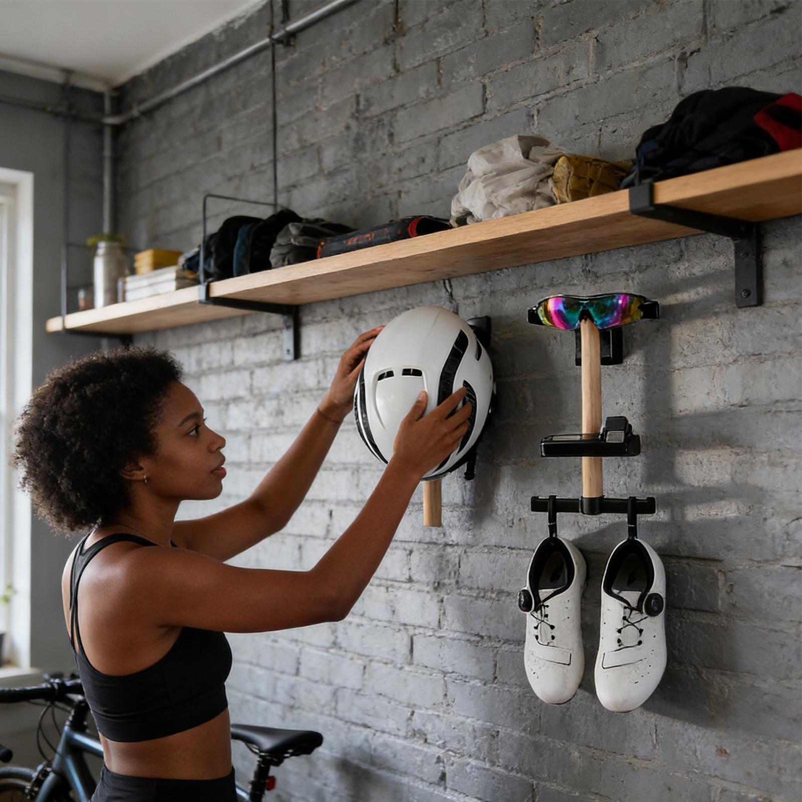 Bicycle Gear Rack 1 Set Wall M - огляд і ціна Cycling Gear Organizer
