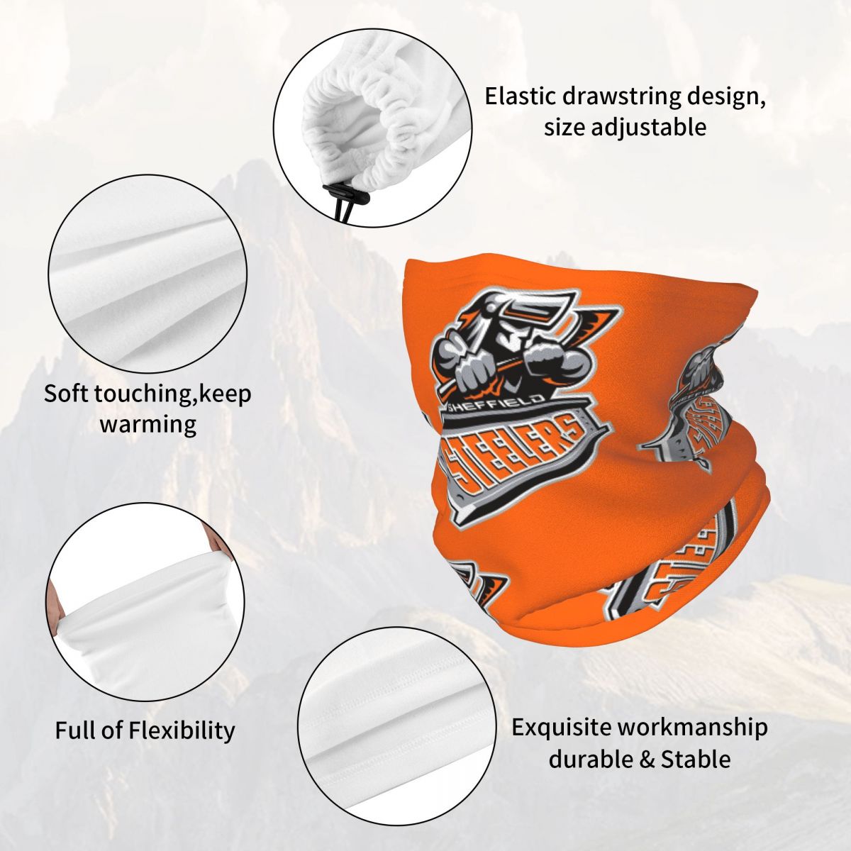 Sheffield Steelers Bandana Nec - огляд і ціна Cycling Face Mask