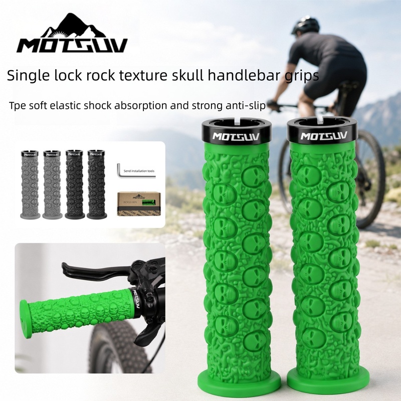 Bicycle Handlebar Grips, Skull - огляд і ціна Cycling Gear And Accessories