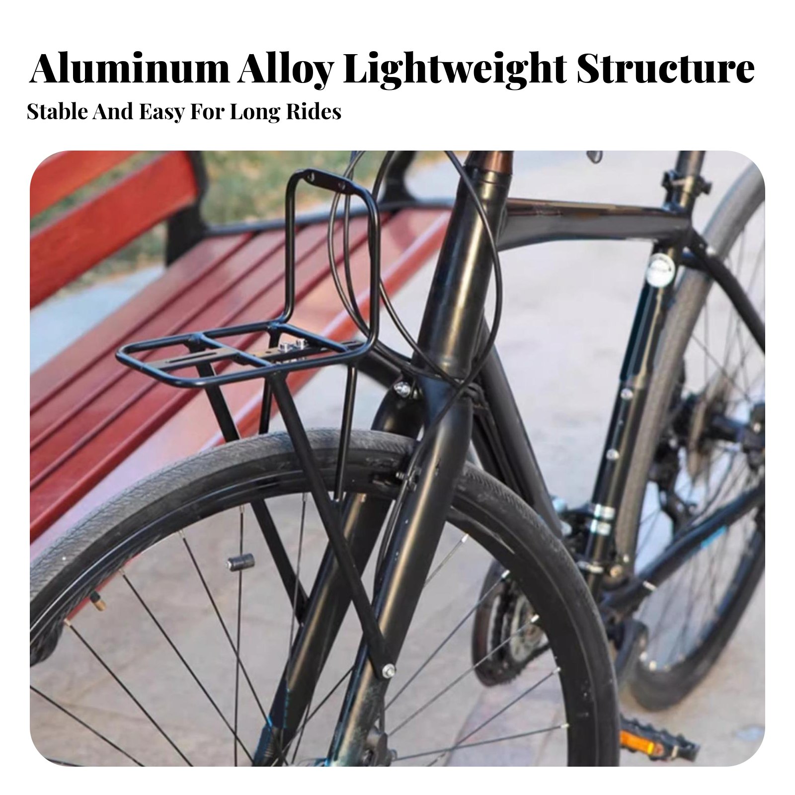 Bike Front Luggage Rack Lightw - огляд і ціна Bike Cargo Rack