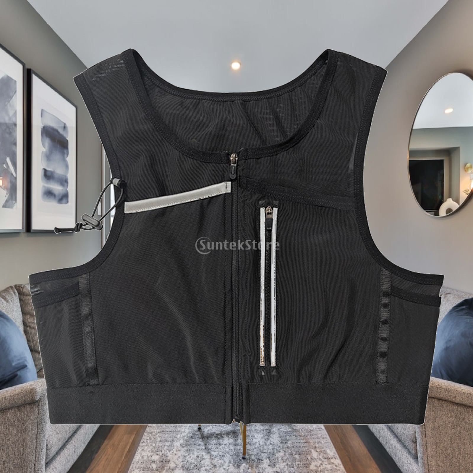 Running Vest Bag Chest Pack Re - огляд і ціна Reflective Cycling Vest