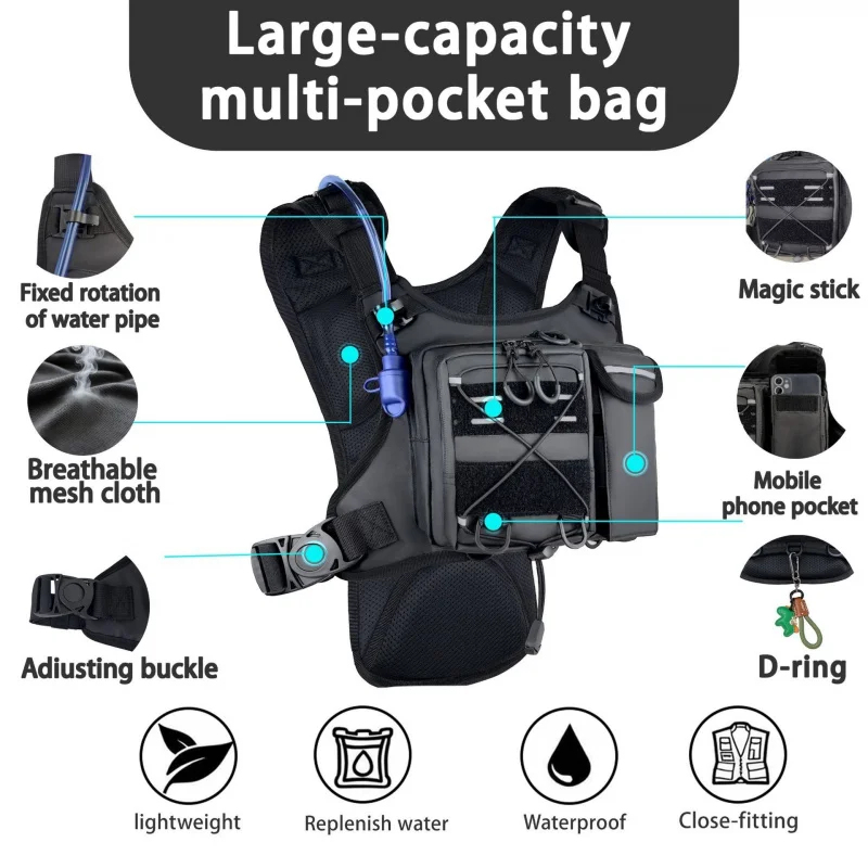 ​High-Quality Tactical Vest Ch - огляд і ціна Reflective Cycling Vest