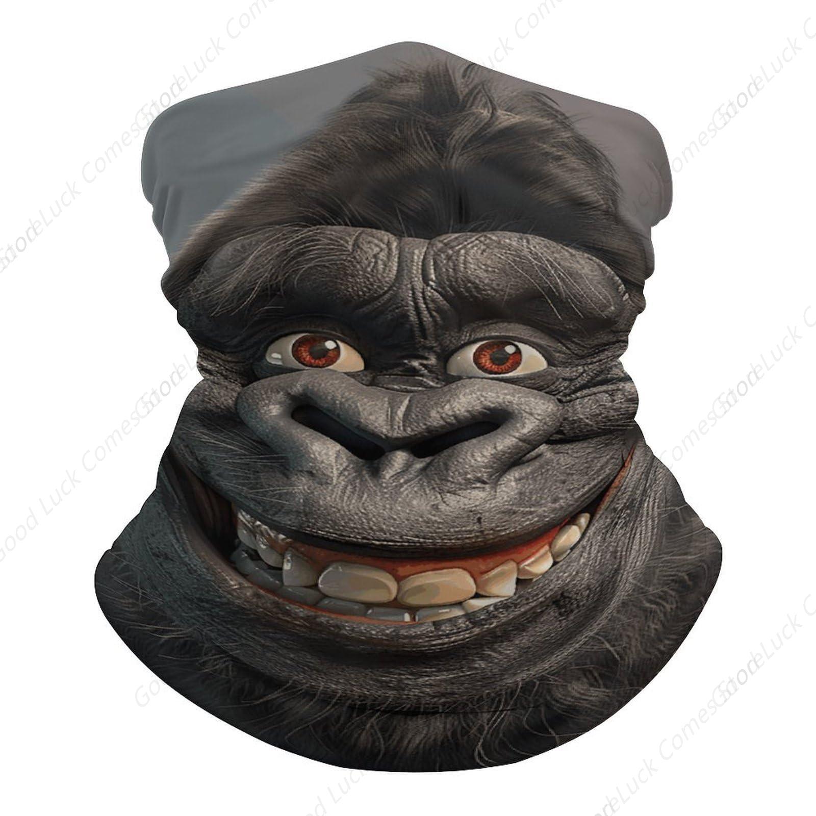 Smiling Gorilla Photo Bandana  - огляд і ціна Cycling Face Mask