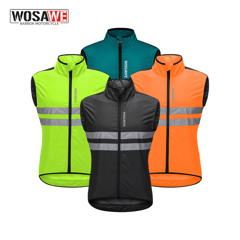 WOSAWE Men Cycling Windbreaker - огляд і ціна Reflective Cycling Vest