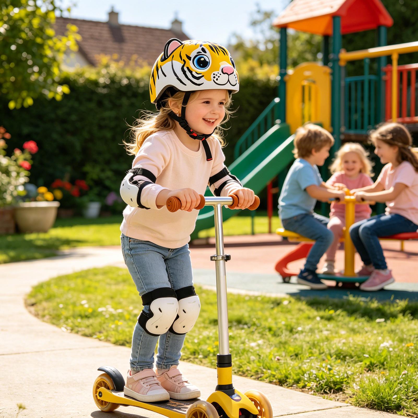Kids Helmet Tiger Pattern Adju - огляд і ціна Cycling Gear For Commuting