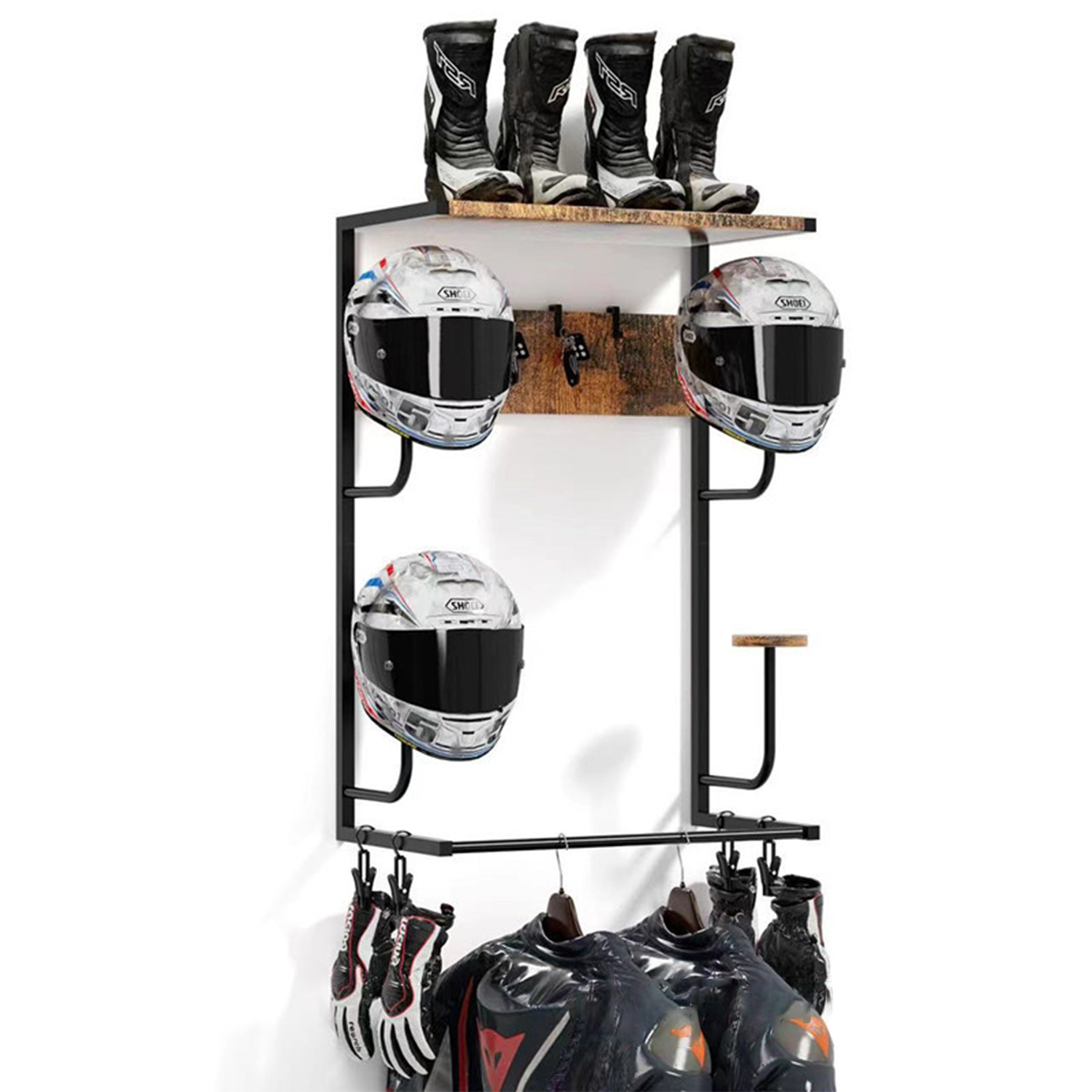 Motorcycle Helmet Holder, Wall - огляд і ціна Cycling Gear Wall Mount