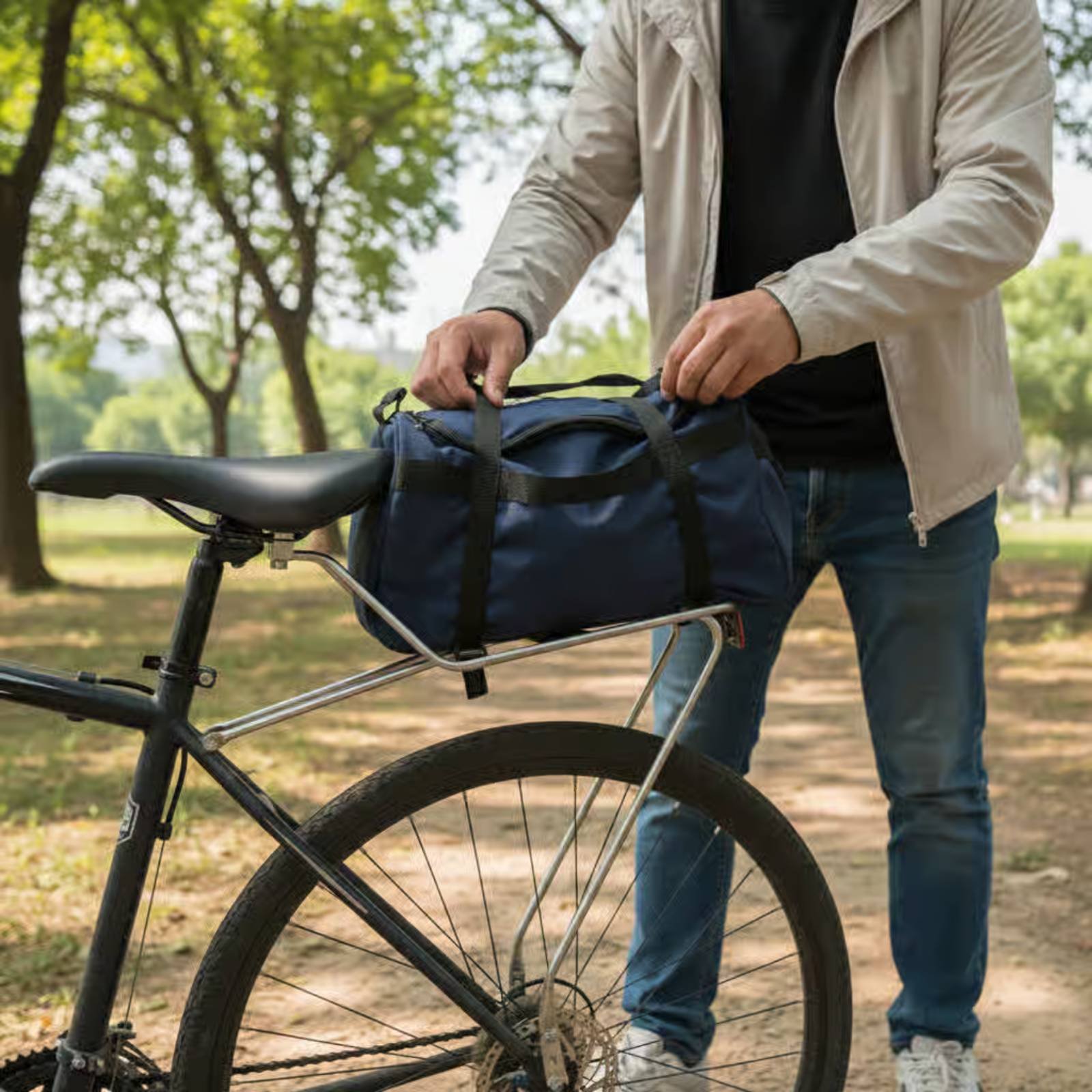 Bike Rear Rack Easy Installati - огляд і ціна Bike Cargo Rack