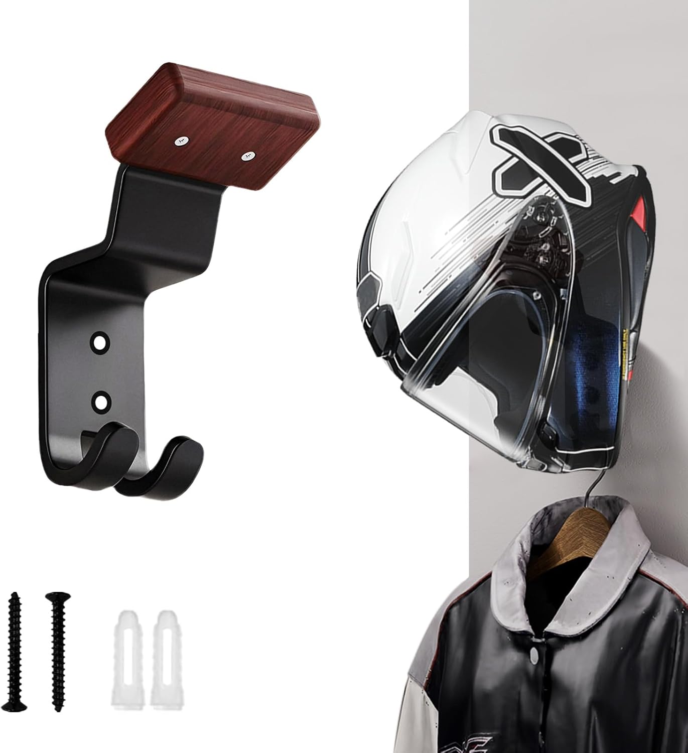 Motorcycle Helmet Holder Wall  - огляд і ціна Cycling Gear Wall Mount